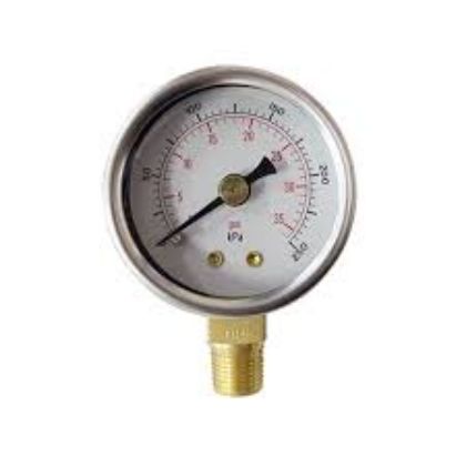 Picture of Gauge 63mm LIQUID Bottom Entry 1/4 - 0806L-4800SB
