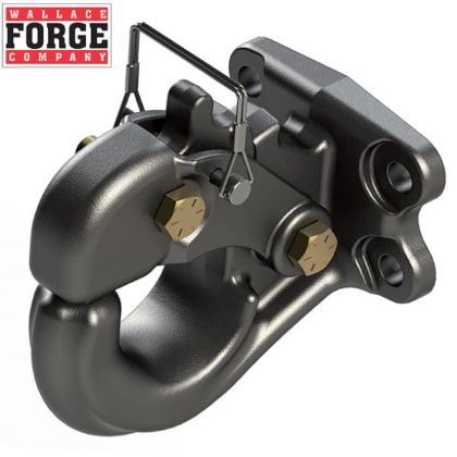 Picture of 10T RIGID MOUNT PINTLE HOOK, 4 BOLT PATTERN, ADR APPROVED - WALLACE FORGE - 2055112