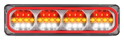 Picture of PKT 2 LED COMBINATION LAMP 12/24V STOP/TAIL/SEQ INDICATOR/REVERS - 520ARWM-2