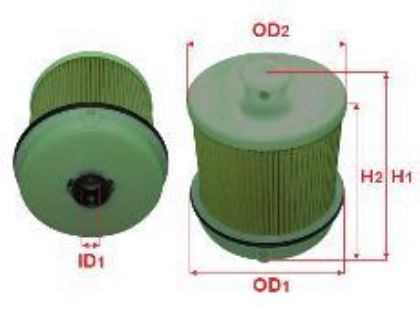Picture of FILTER FUEL 2 MICRON - EF15080