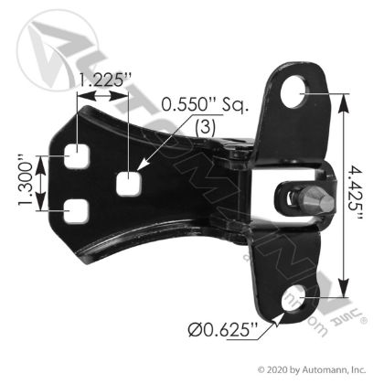 Picture of T610 - Hinge – Front Door Bottom - R481052
