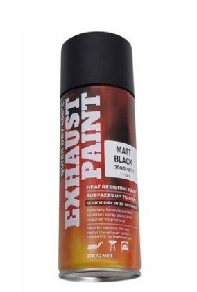 Picture of PAINT-EXHAUST/MATT BLACK-HI-TMP 400 DEG - QDEP300MB
