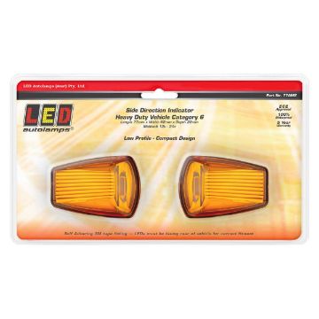 Picture of PKT 2 LED S/DIRECTION IND LAMP 9-32V CATEGORY 6, 30cm CABLE - L77AM2