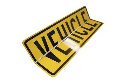 Picture of Long Vehicle 2 Pce Alum Yellow Hinged (not equal length) - 130.0057