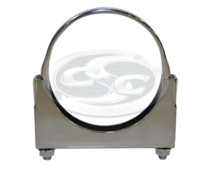 Picture of POLISHED STAINLESS STEEL FLAT BACK CLAMP (304) - FBC300SSP