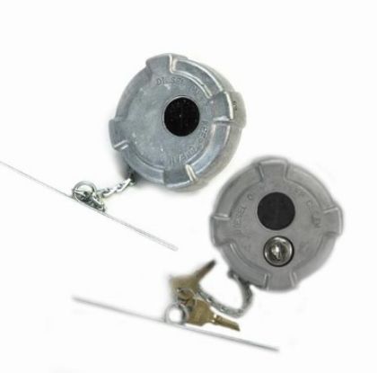 Picture of GENUINE KENWORTH FUEL TANK CAP CHROME VENTED NON-LOCKING - FUEL-CAP-CHROME-B
