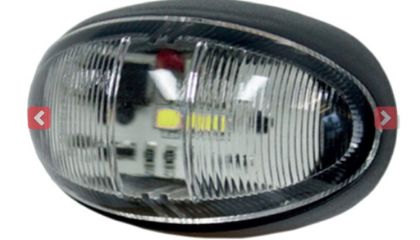 Picture of 65 Series Front Clearance Marker 9-33V Clear (Clear Lens) 0.5M - FM65CLED