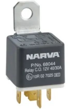 Picture of RELAY CHANGEOVER 12V 30A - N68044BL