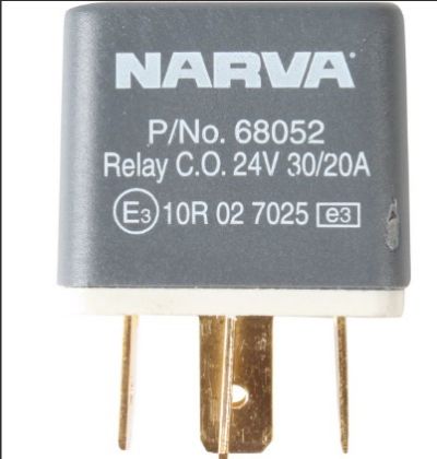 Picture of CHANGEOVER RELAY 24V 15/20A 5 PIN - N68052BL