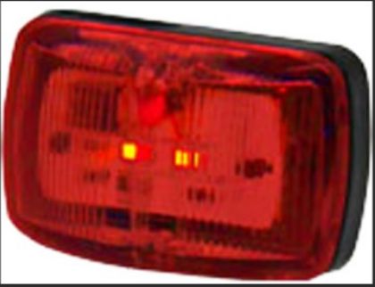 Picture of Red Rear Marker 9-33V 0.5m Cable - RM62RLEDB