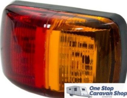 Picture of SIDEMARKER RED / AMBER LED - WHITE VISION - SM62RALED