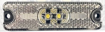 Picture of Clear LED Front Clearance Lamp with Reflectors - SM70ALED