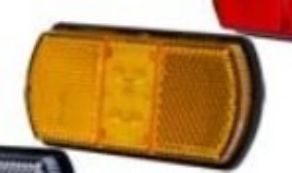 Picture of Amber LED Side Marker Lamp with Reflectors - Blister - SM8ALEDB