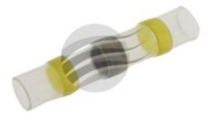 Picture of SOLDER SPLICE 5PK 4.5MM TO 6MM YELLOW - TE5018BL