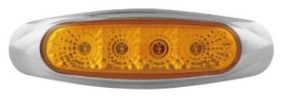 Picture of SIDE MARKER CLEAR/AMBER - 22339NCA-1V