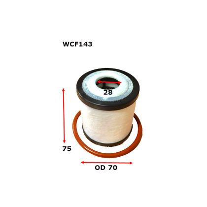 Picture of BREATHER FILTER ELEMENT PCV - WCF143