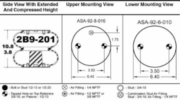 Picture of AXLE LIFT AIRBAG - TP-NE-ABT3225-M03-B