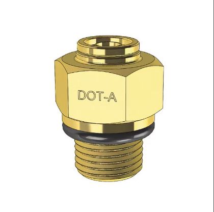 Picture of 8MM X 16MM MALE CONNECTOR PUSH FIT - MDQ68DOT8M16